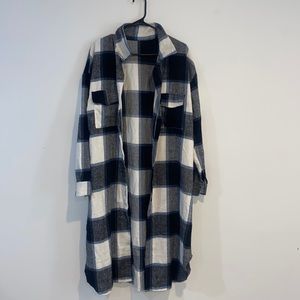 Long Flannel Jacket